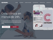Tablet Screenshot of centauro.es